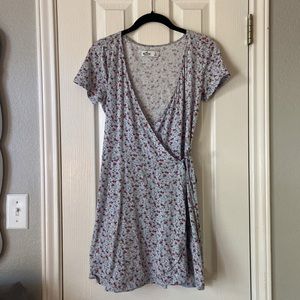 Blue floral hollister dress